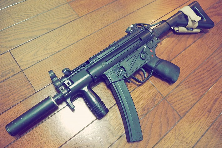 東京マルイ 電動MP5K】MP5K PDWハイサイ&電子トリガー化カスタム 