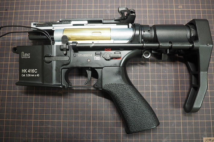 東京マルイ 次世代HK416C】電子トリガー BTC Spectre を搭載しました 