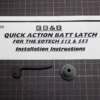 【GG&G Quick Action Batt Latch】実物 EOTech 552.A65 のバッテリーレバーを交